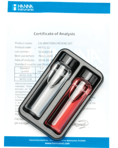 Set za provjeru kalibracije Marine pH Checker - HI780-11