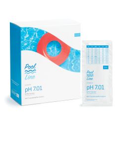Pool Line 7.01 pH Value @25°C, 25 X 20 mL sachets - HI700074P