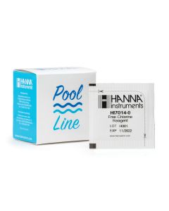 Pool Line Klor, slobodan, DPD metoda, reagensi za 25 testova (slobodni klor) - HI7014-25