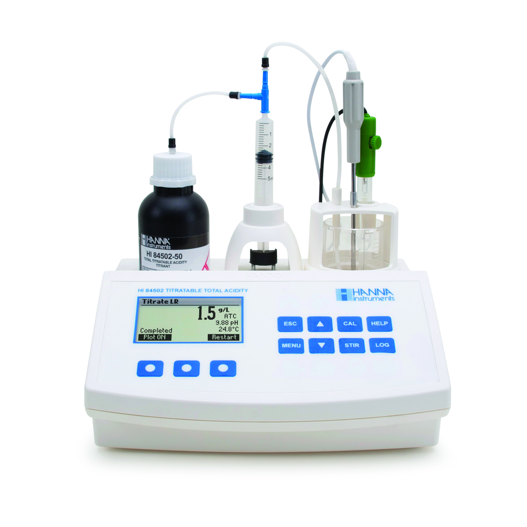 Mini titrator za kiseline u vinu HI84502