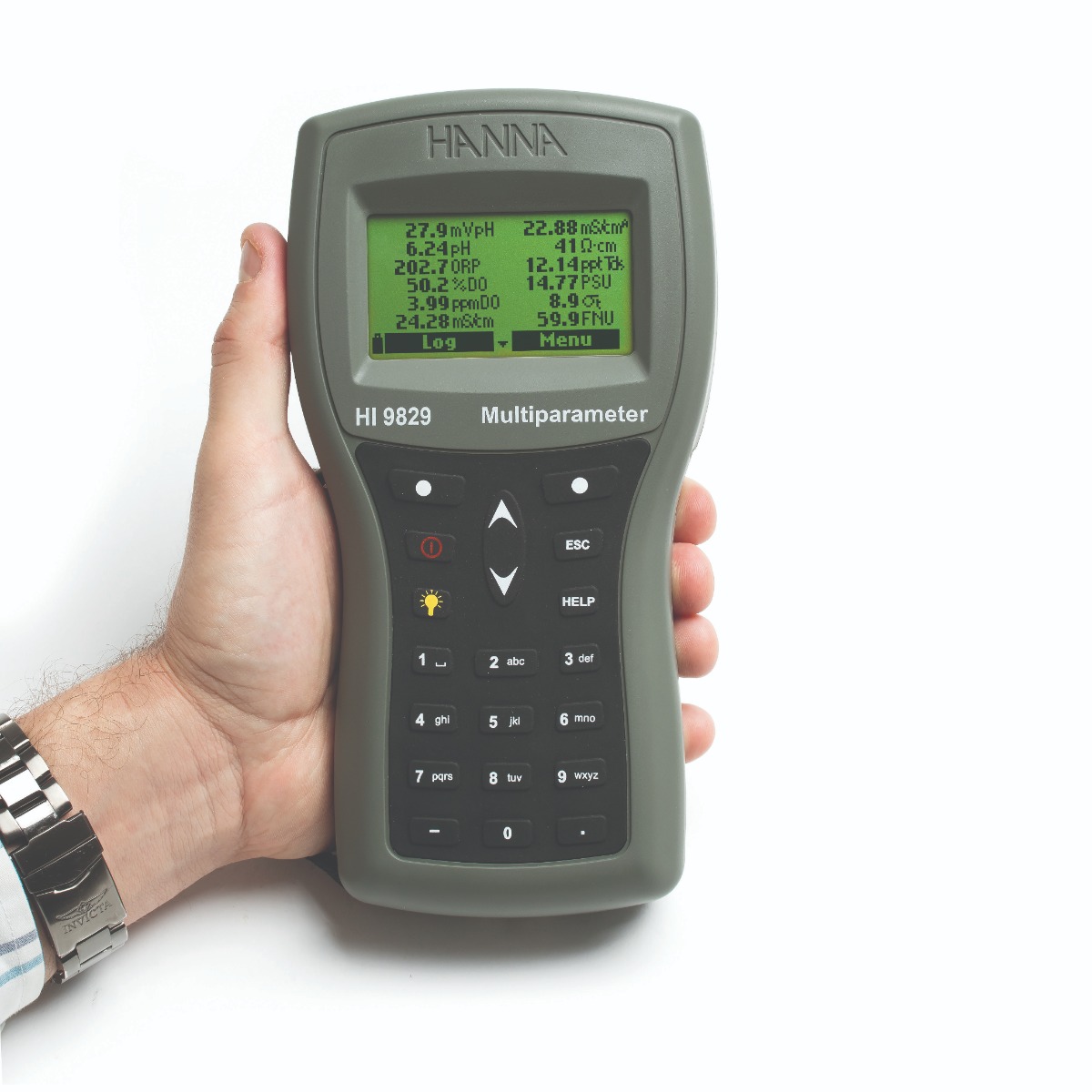 Višeparametarski vodootporni mjerač pH/ISE/EC/DO/mutnoća s opcijom GPS