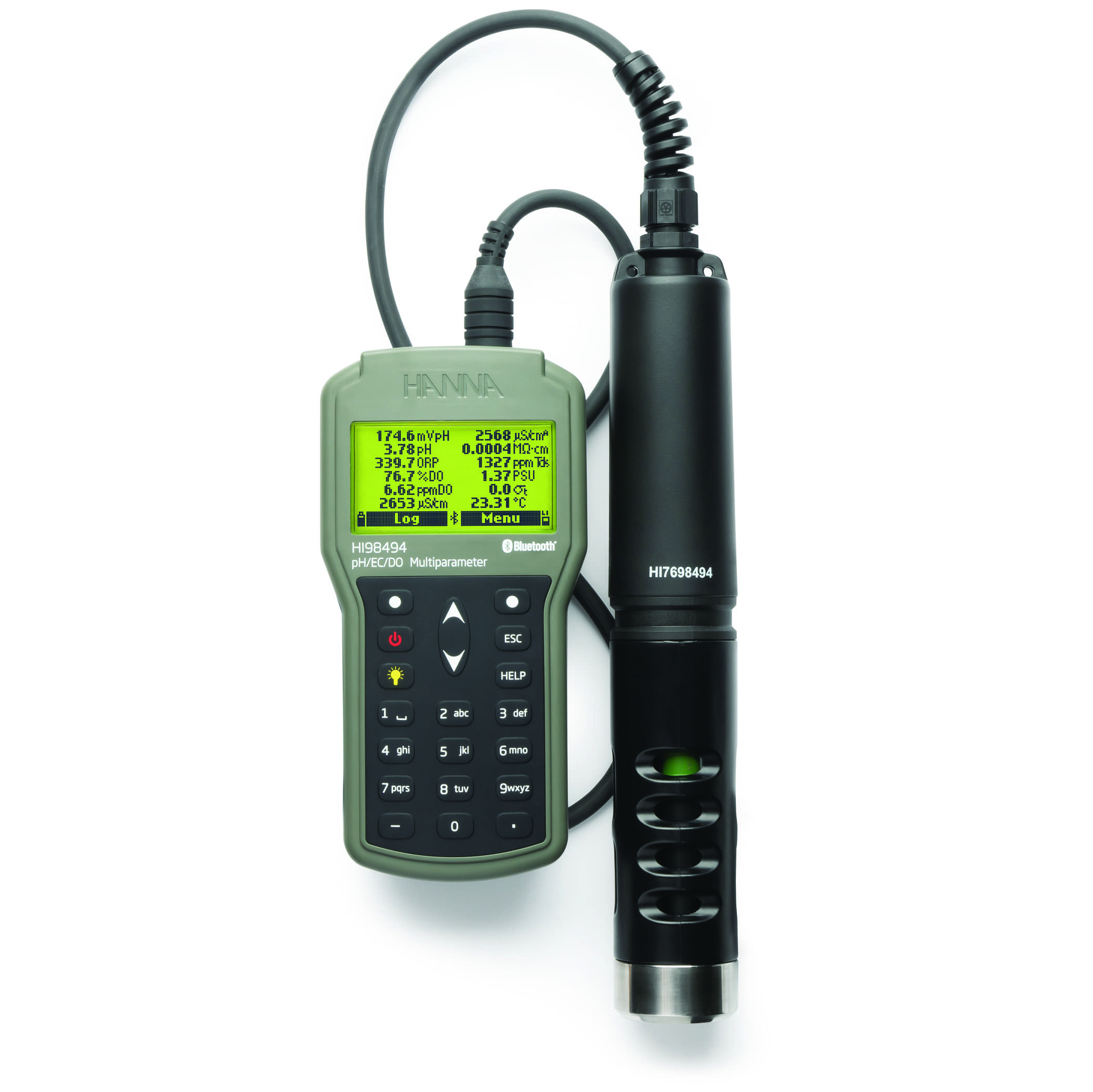 Prijenosni pH/EC/DO Metar sa Bluetooth - HI98494